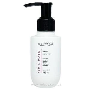 Маска для кучерявого волосся Full Force fluid mask nutry curly hair 100 мл